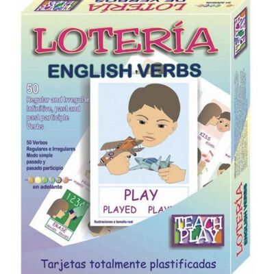 Juego De Loter&iacute;a De Verbos En Ingl&eacute;s Teach Play