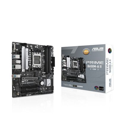 Tarjeta Madre ASUS PRIME B650M-A II-CSM, Micro-ATX, Socket AM5, AMD B650, 128GB DDR5, HDMI/DP para AMD