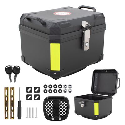 Caja Para Moto 45L Onof RAAX Impermeable Con Candado Universal Alta Resistencia Portaequipaje Motocicleta