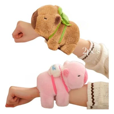 2pz Capibaras Peluche Rosa Cafe