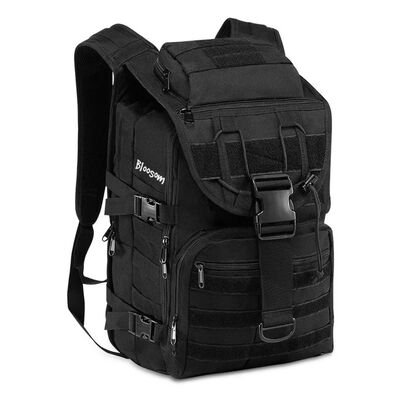 Mochila T&aacute;ctica Militar Impermeable Uso Rudo Laptop Campismo, Negro