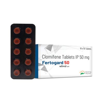 Clomifeno 50 mg 100 Tabletas Fertogard 50
