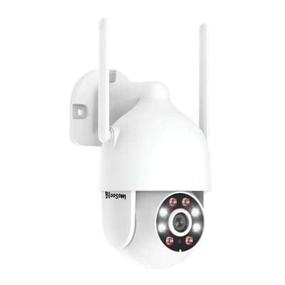 C&aacute;mara De Seguridad Wifi Ip 3mp Al Aire Libre Con Sd 32gb, Blanco