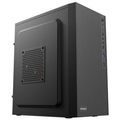 Gabinete Antec VX10M, Mini-Tower, Micro-ATX/Mini-ITX, USB 2.0/3.0, sin Fuente, 1 Ventilador Instalado, Negro