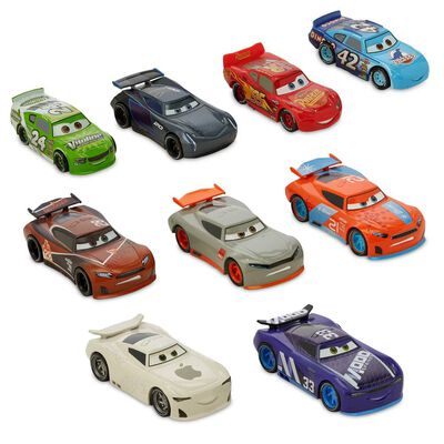 Set 9 Figuras Cars Deluxe Carros Colecci&oacute;n Ni&ntilde;os 3 A&ntilde;os