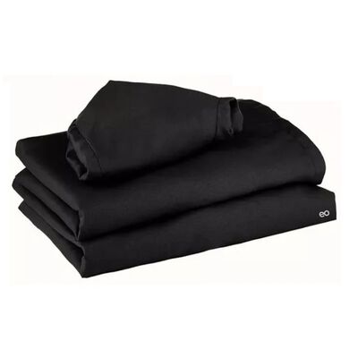 Kit Spa 3 Pzas S&aacute;banas Para Cama De Masaje Negro