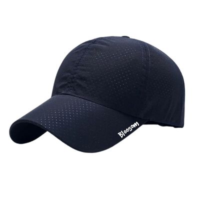 Gorra Deportiva Transpirable Actividades Al Aire Libre Sol Azul Oscuro