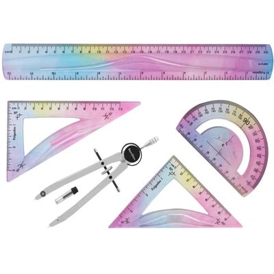 Juego De Geometr&iacute;a De Precisi&oacute;n Pastel