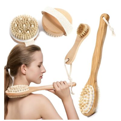 Masaje Facial Y Corporal Con Cepillo Para Favorecer La Circu