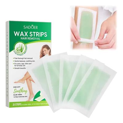 Bandas Tiras Cera Fria Aloe Depilacion Depilar Piernas Axila