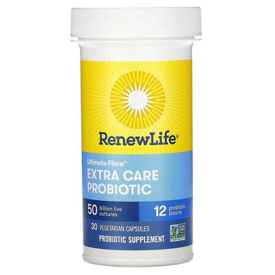 Renew Life extra care probioticos 50 billones
