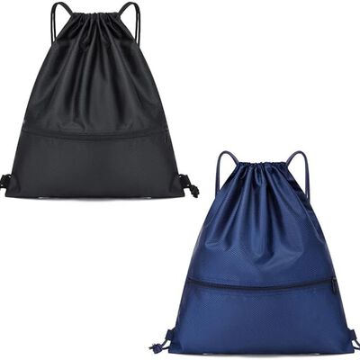 2 Unidades Mochila Deporte, Mochila Gym con Ajustable Correa de Hombro, Bolsa Cuerdas, Mochila Impermeable de Cuerda Unisex Casual Ideal para Deportes, Viajes, Excursi&oacute;n, Playa, XL.