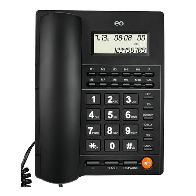 Tel&eacute;fono Fijo Alambrico Con Pantalla Lcd Y Manos Libres Y Altavoz