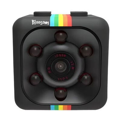 Mini C&aacute;mara Esp&iacute;a Micro Webcams Visi&oacute;nnocturna Con 32gb Tf Negro