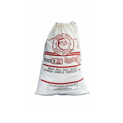 Bolsa Navide&ntilde;a Costal Para Regalos Amplia 70&times;50 cm Costal de Tela Reutilizable para Envolver Regalos Navide&ntilde;os