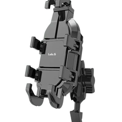 Soporte Celular Moto/bicicleta Con Absorci&oacute;n De Choque 2en1 negro