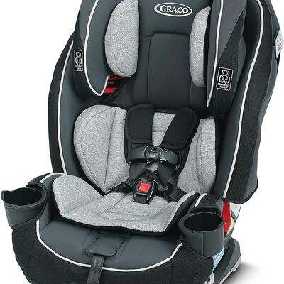 A Graco Slimfit - Asiento de coche 3 en 1, dise&ntilde;o delgado y c&oacute;modo, ahorra espacio en tu asiento trasero, Darcie.