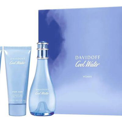 Davidoff Cool Water Eau de Toilette set de dama 3 piezas