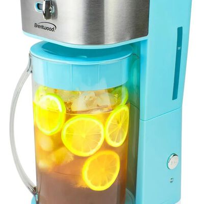 Maquina Para Caf&eacute; Y T&eacute; Helado Filtro Reutilizable 1.8 L Brentwood Kt2150bl Azul