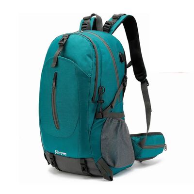 Mochila Impermeable 50l Para Senderismo Monta&ntilde;ismo Turquesa