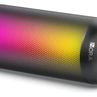 Bocina Subwoofer Altavoz Inal&aacute;mbrico Port&aacute;til Con Rgb, Carga Tipo C Negro