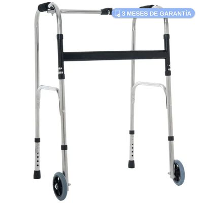 Andadera Con Ruedas Ortop&eacute;dica Caminador Plegable Altura Ajustable
