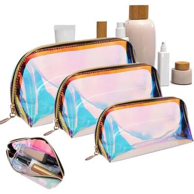 Neceser Cosmetiquera Bolsa 3pcs Kit De Viaje Port&aacute;til Mujer Tornasol