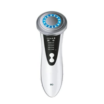 Masajeador Facial Fototerapia De Luz Roja y Azul Calor T&eacute;rmico