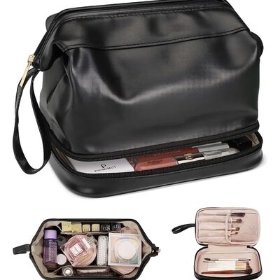 Neceser Cosmetiquera Profesional Maquilla Impermeable Negro