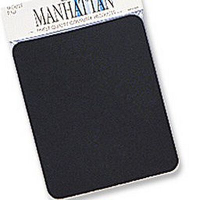 Mousepad Manhattan de Espuma, Grosor 6mm, Negro tapete pc la