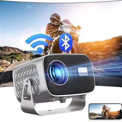 SPOWAY Mini Proyector,Proyector Multifunci&oacute;n Giratorio de 360 &deg; 1080p Full HD 12000l Wifi6 el Proyector Bluetooth