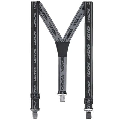 Tirantes resistentes pantalones motociclismo negro el&aacute;sticos ajustables pantalones deportivos