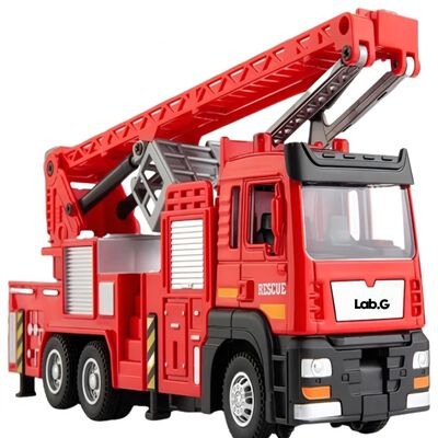Camion De Bomberos 1pz Rojo