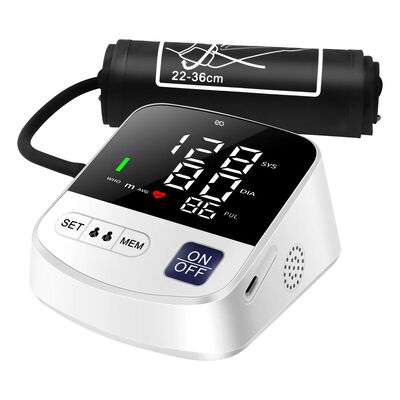 Aparato Checar La Presion Digital Arterial Con Brazo Blanco