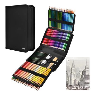 Kit De L&aacute;pices De Dibujo Y Boceto Con Accesorios 145piezas