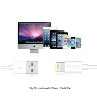 Cable Choetech USB a Tipo Lightning Blanco .