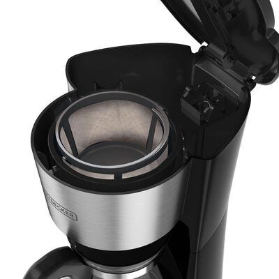 Cafetera Black+Decker 5 Tazas Negra CM0755S-MX