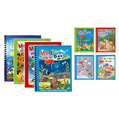 8 Libros De Colorear M&aacute;gicos Para Ni&ntilde;os Reutilizables