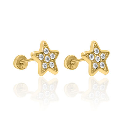 Broquel Estrella Oro 14K Brokellum