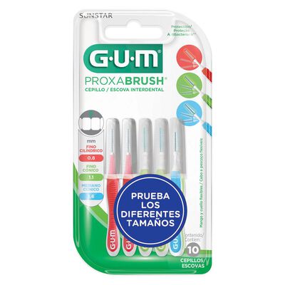 Cepillo interdental Proxabrush&reg;  10pzs.  - GUM&reg;