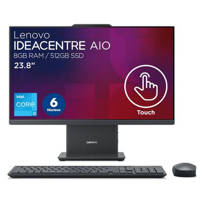 Bundle Desktop All In One Lenovo IdeaCentre 23.8 Intel Core i3 8 GB RAM 512 GB SSD Windows 11 + Lenovo Tab M8 4th Gen"