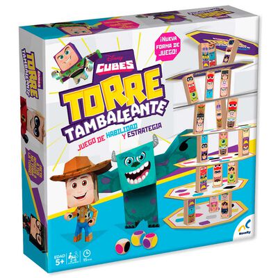 Juego de Mesa Torre Tambaleante de Disney Cubes