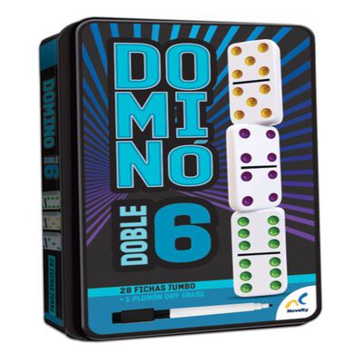 Dominó Novelty de colores 6D581