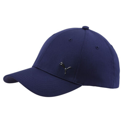 Gorra azul con logo de metal Puma