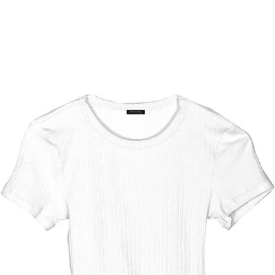 Blusa acanalada para mujer Philosophy Jr Talla  Grande