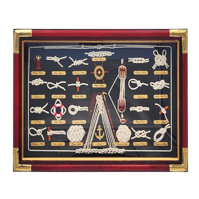 Marco Decorativo Nudos Marineros