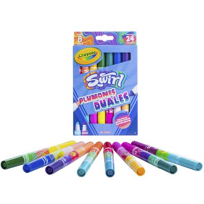 Plumones Duales CRAYOLA Swirl
