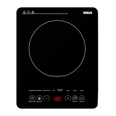 Parrilla de Inducci&oacute;n RCA 1 Quemador Negro RC-12A3