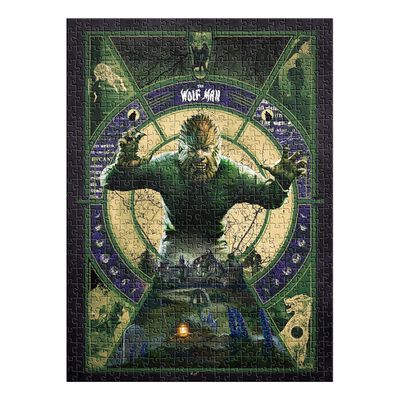 Rompecabezas Edici&oacute;n Limitada Monstruos Cl&aacute;sicos - Hombre Lobo Glow in the Dark 500 piezas