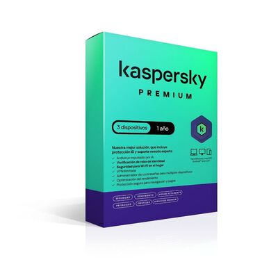 Kaspersky premium 3 dispositivos 1 a&ntilde;o